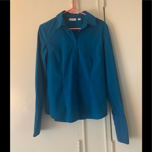 New York & Co Deep Blue Green Blouse- Medium